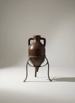 Baby Amphora Terracotta Pot view