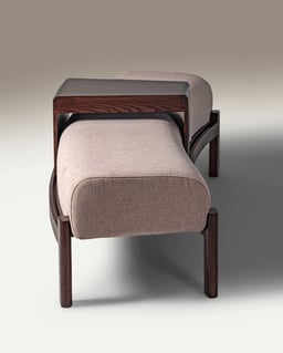 Daschund Ottoman view