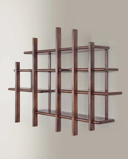 Between The Lines Wall Shelf view