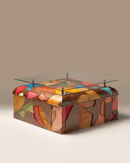 The Cubist Centre Table view