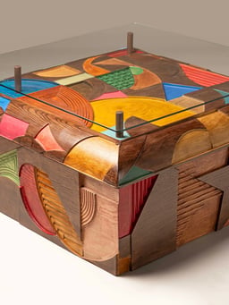 The Cubist Centre Table view