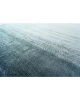 Blue Linear Drift Rug view