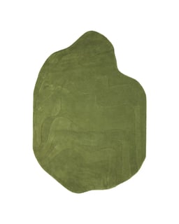 Green Amoeba Rug view