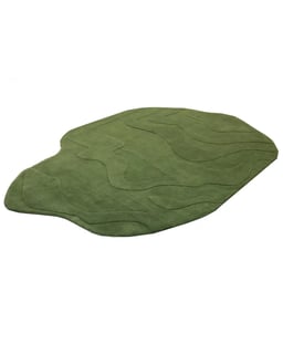 Green Amoeba Rug view