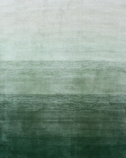 Green Linear Drift Rug view