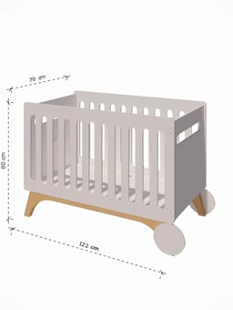The Voyager Cot with Mattress view