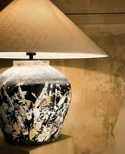 Monochrome Abstract Lamp view
