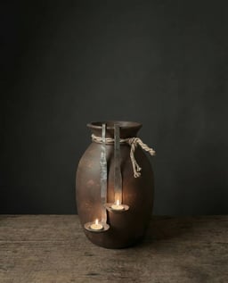 Rustic Nepalese Tekhi w Spoon view