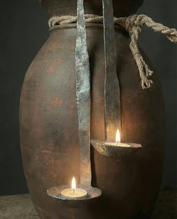 Rustic Nepalese Tekhi w Spoon view