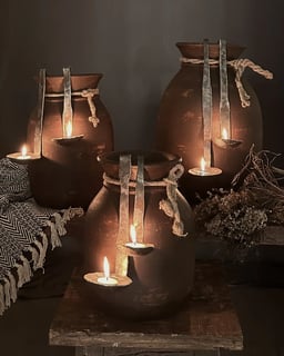 Rustic Nepalese Tekhi w Spoon view