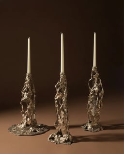 Molten Candle Stand  view