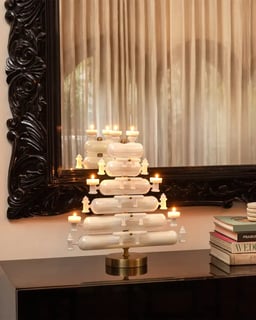 Deepam Candle Stand view