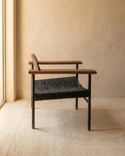 Cross Weave Lounge Chair view