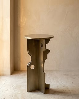 Gold Bedouin Table  view