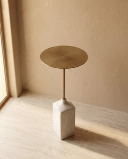 Ballam Table Medium White view
