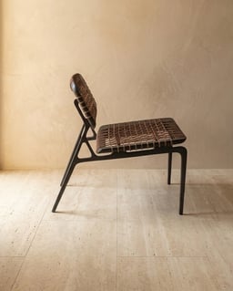Asan Chair Leather Weave view