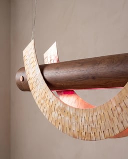 The Beaten Moon- Hanging Light view