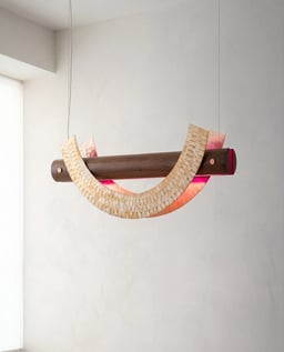 The Beaten Moon- Hanging Light view
