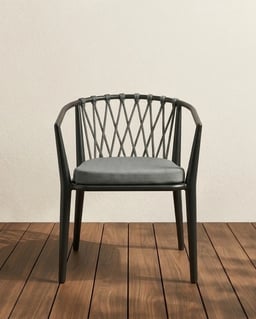 Myra Dining Chair Gray view
