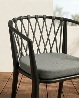 Myra Dining Chair Gray view