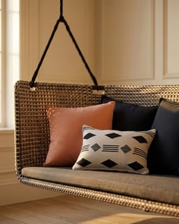 Lourdes Two Seater Hanging Chair view