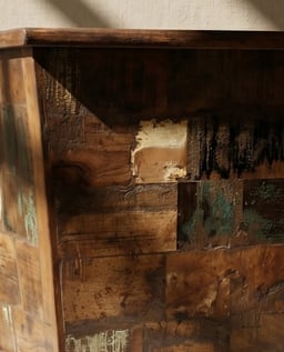 Reclaimed Tapered Planter view