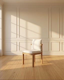 Maison Teak Armless Chair view