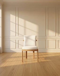 Maison Teak Armless Chair view