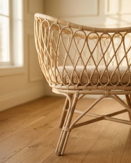 Venus Rattan Bassinet view