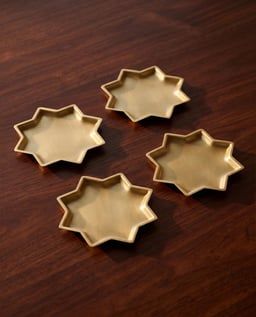 8 Point Star Plate Sona Set of 4 view