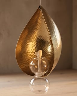 Oas Boond Glass Oil Lamp view