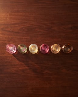 Hookka Glasses Assorted Set of 6 view
