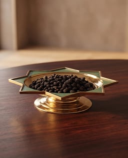 Zebrowski Star Pedestal Platter view