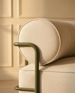 LINE & ARC Arm Chair view