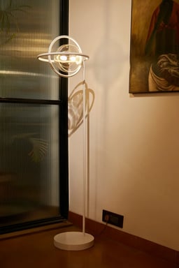 Eclipse Sphere Floor Lamp view